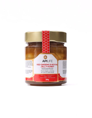 Korean Ginseng + Royal Jelly + Nuts in Blackseed Honey - APILIFE