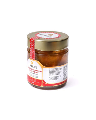 Korean Ginseng + Royal Jelly + Nuts in Blackseed Honey - APILIFE